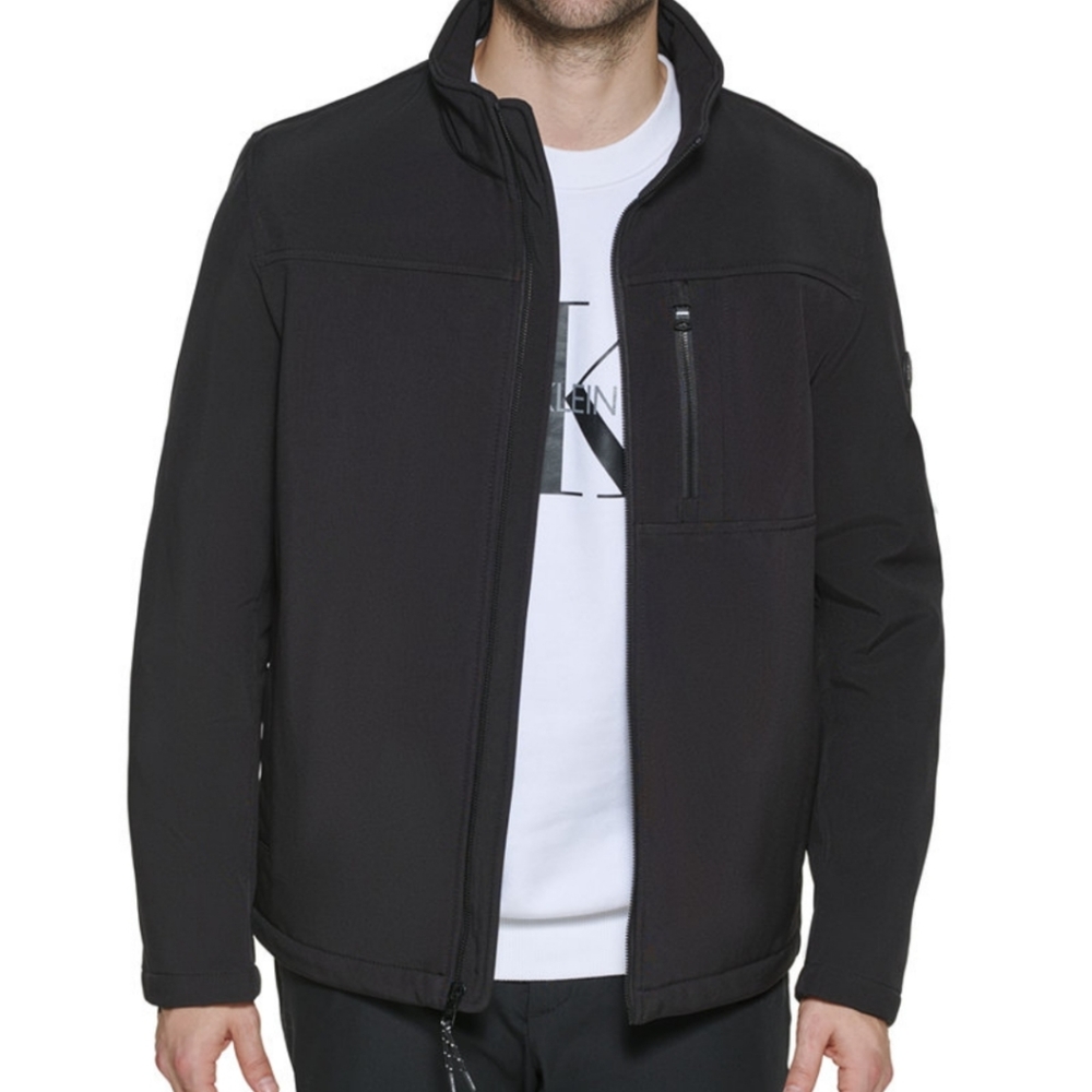 💥 Calvin Klein Men's Infinite Stretch Soft Shell Jacket NWT